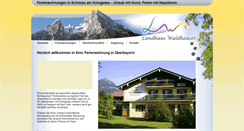 Desktop Screenshot of ferienwohnungen-koenigssee.net