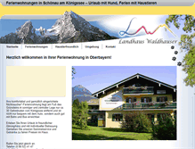 Tablet Screenshot of ferienwohnungen-koenigssee.net